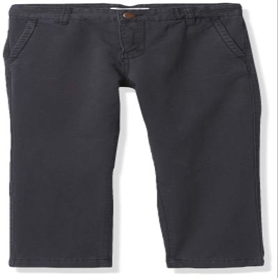 Isaac Mizrahi Boys' Slim Fit Cotton Pants, Black, 10