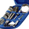 11 Piece Camp Kitchen Cooking Utensil Set Travel Organizer Grill Accessories Portable Compact Gear with Camping Cookware Set 304 Stainless Steel 8-Piece Pots & Pans Open Fire Cooking Kit view 3