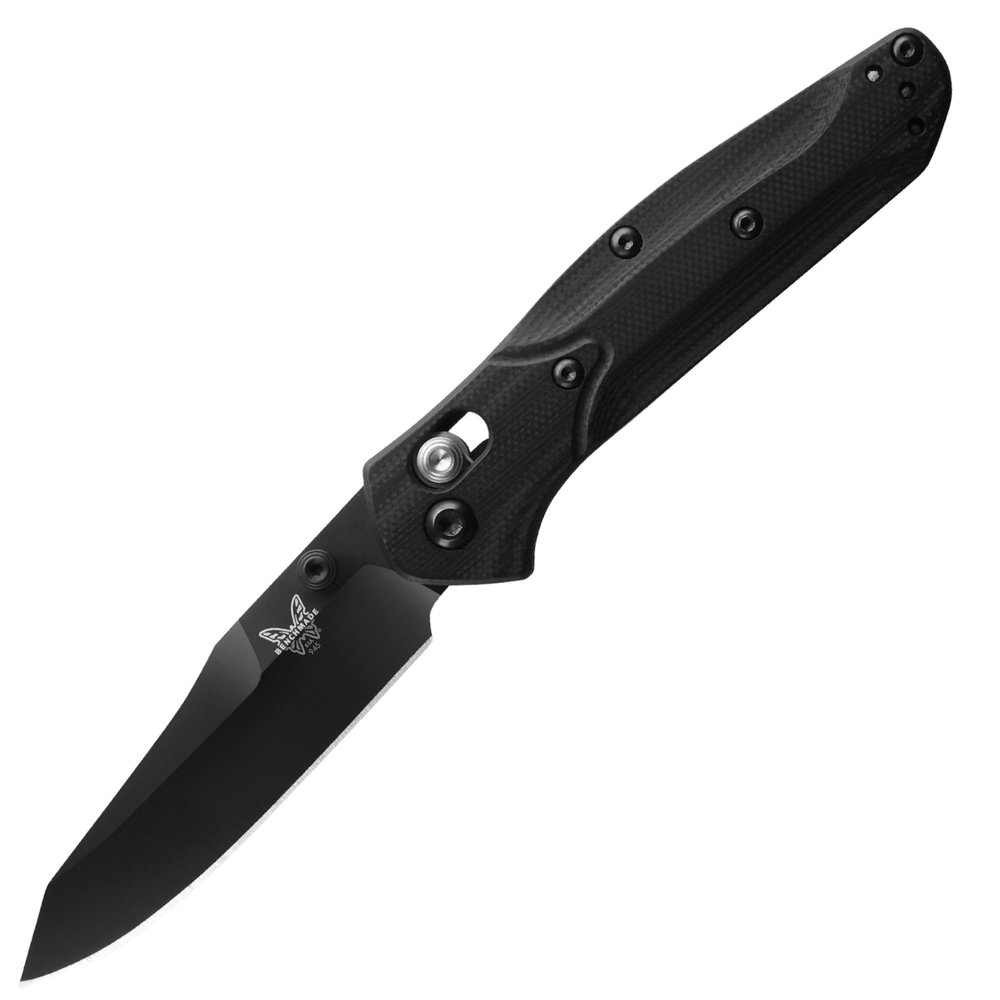Benchmade - Mini Osborne, Every Day, Outdoor, Folding Knife, Reverse Tanto Blade with Black G10 Handle (945BK-1)