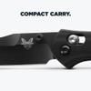 Benchmade - Mini Osborne, Every Day, Outdoor, Folding Knife, Reverse Tanto Blade with Black G10 Handle (945BK-1) view 3