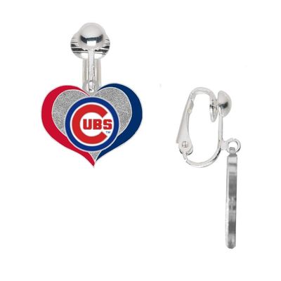 Logo Swirl Heart Earrings CLIP-ON