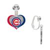 Logo Swirl Heart Earrings CLIP-ON view 1