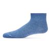 MeMoi Thin Ribbed Cotton Kids Anklet Sock Light Denim 2 view 1