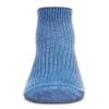 MeMoi Thin Ribbed Cotton Kids Anklet Sock Light Denim 2 view 2