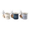Mud Pie Smores Enamel Set, mug 16 oz | fork 5 1/2", White view 2