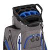 Founders Club Franklin Golf Push Cart Bag -Also Compatible with Riding Carts -Full Length Rain Cover -Light Weight -15 Way Full Length Divider-External Putter Tube-Embroidery Panel (Blue) view 1