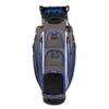 Founders Club Franklin Golf Push Cart Bag -Also Compatible with Riding Carts -Full Length Rain Cover -Light Weight -15 Way Full Length Divider-External Putter Tube-Embroidery Panel (Blue) view 3