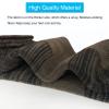 APTYID Men's Moisture Wicking Cushioned Crew Work Boot Socks, Size 9-12, ArmyGreen, 4 Pairs view 4