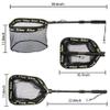 YVLEEN Floating Fishing Net - Folding Fishing Landing Net with Rubber Coating Mesh for Easy Fish Catch and Release, Fishing Net for Freshwater and Saltwater view 3