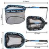 YVLEEN Floating Fishing Net - Folding Fishing Landing Net with Rubber Coating Mesh for Easy Fish Catch and Release, Fishing Net for Freshwater and Saltwater view 3
