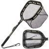 YVLEEN Floating Fishing Net - Folding Fishing Landing Net with Rubber Coating Mesh for Easy Fish Catch and Release, Fishing Net for Freshwater and Saltwater view 1
