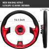 Roykaw Golf Cart Universal Steering Wheel Compatible with EZGO RXV TXT, Club Car DS Precedent Tempo, Yamaha G29 Drive Drive 2,Universal Design for Most Golf Cart view 2