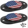 GMW Gun Magnet [2-Pack] | 30 lbs. Rating Magnetic Gun Mount | HQ Rubber Coated Gun Magnet Buckler Series for Car, Truck, Desks, Safes, and Walls | Indoor Gun Racks| Concealed Gun Holder for Handgun view 1