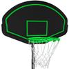 steelway 16FT Trampoline with Safety Enclosure Net, Basketball Hoop and Ladder, Large-Scale Trampoline for Kids/Adluts Family Jumping Outdoor Workout, Green view 2