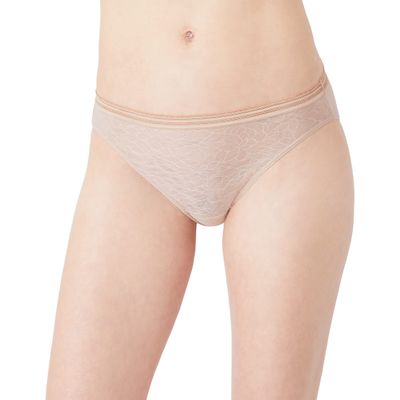 b.tempt'd by Wacoal Women's Etched In Style Bikini Panty, Au Natural, X-Large