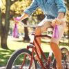 Alomejor Kids Bike Tassel Ribbon Handlebar Streamers Cycling Handlebar & Tassels Daecoration Accessories for Bike Scooter(+) view 3