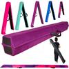 Marfula 6 FT / 8 FT / 9 FT Gymnastics Balance Beam Foam Folding Floor Beam - Extra Firm - Suede Cover - Anti Slip Bottom with Carry Bag For Kids/Adults Home Use (Purple, 6 FT) view 1