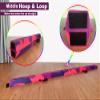 Marfula 6 FT / 8 FT / 9 FT Folding Gymnastics Beam Foam Balance Floor Beam - Extra Firm - Suede Cover - Anti Slip Bottom with Carry Bag For Kids/Adults Home Use (Pink Purple-Camo, 6 FT) view 4