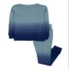 Leveret Kids & Toddler Pajamas Boys Girls 2 piece pj's 100% Cotton Blue Tie Dye (Size 12 Years) view 1