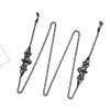 HAISENGO Black Bat Glasses Chain for Women Men Kawaii Eyeglasses Chain Holder Strap Cord for Sunglasses Eyewear (black bat) view 2