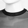 Agoky Womens Long Sleeve Sheer Mesh See Through Bodycon Cover Up Dress Beach Cover Ups Black S view 3