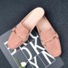 Starella Mules for Women Flats Slip On Loafers Open Back Shoes Buckle Mules Pink EU42/US 9.5 view 2
