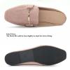 Starella Mules for Women Flats Slip On Loafers Open Back Shoes Buckle Mules Pink EU42/US 9.5 view 3