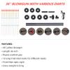 COSMOING 36" .40 Caliber Blowgun with 12 Long/Mid/Short Darts for Various Needs view 2