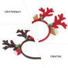 SOLUSTRE 2pcs Christmas Headbands for Adults Womens Hair Bands Deer Costume Headband Gifts Christmas Reindeer Deer Ears Headband Reindeer Headwear Antlers Miss Decorations view 2