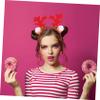 SOLUSTRE 2pcs Christmas Headbands for Adults Womens Hair Bands Deer Costume Headband Gifts Christmas Reindeer Deer Ears Headband Reindeer Headwear Antlers Miss Decorations view 4