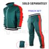 SCREENSHOT Men's Athletic Fitness Slim Fit Workout Track Pants BASIC S41700-Green/Red-5XLarge view 4