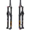 BUCKLOS 26/27.5/29 inch MTB Fork 120mm Travel, 1-1/8" Straight/Tapered Mountain Bike Fork Rebound Adjust, 15mm100mm Axle, Manual Lockout Air Shocks view 1