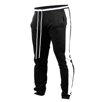 SCREENSHOT Men's Athletic Fitness Slim Fit Workout Track Pants BASIC S41700-Black-4XLarge
