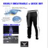 SCREENSHOT Men's Athletic Fitness Slim Fit Workout Track Pants BASIC S41700-Black-4XLarge view 4
