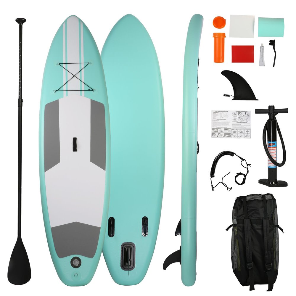 Inflatable Paddle Boards with Non-Slip Deck, Ultra-Light Stand Up Paddle Board Surf Board with Accessories & Carry Bag, Wide Stable Design for Adults and Youth