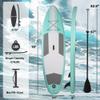 Inflatable Paddle Boards with Non-Slip Deck, Ultra-Light Stand Up Paddle Board Surf Board with Accessories & Carry Bag, Wide Stable Design for Adults and Youth view 2