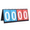 Yosoo 4 Digit Score Keeper Score Flipper, Portable Scoreboard Soccer, Lightweight Game Scoring Flip Chart for Games Basketball Tennis Table view 1