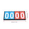 Yosoo 4 Digit Score Keeper Score Flipper, Portable Scoreboard Soccer, Lightweight Game Scoring Flip Chart for Games Basketball Tennis Table view 2