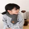 Cntqiang Winter Kids Warm Scarves for Boys Girls Toddler Soft Knit Shawl Scarf Neck Warmer In Cold Weather 2Pcs (E) view 3