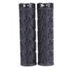 2 Pcs Bike Handlebar Grips Skull Style Bicycle Grips Soft Rubber Lock-on Handle Grips for Bicycle Mountain BMX (Black) view 1