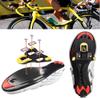 BESTYMXY Bike Pedals Road Bike Pedals Compatible with SPD SL, Ultralight Electroplated Color Pedals + Cleat Set + Cleat Covers, 3 in 1 view 4