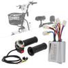 Brush Controller, 24V 500W Aluminum Alloy Throttle Handle Kit LCD Display Universal Electric Modification for DIY Enthusiasts E-Bike Scooter Custom Vehicle Projects view 4