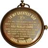 Personalized Compass, Gift for Husband, Son, to My Man, to My Fianc, Dad, Boyfriend, for Customized Compass (A-for Dad from Son) view 4