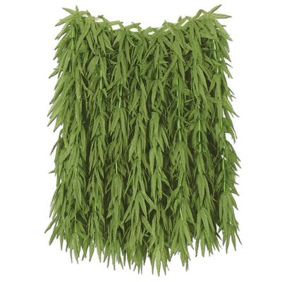 Pack of 6 Tropical Green Adult Women's Hula Hawaiian Party Skirts 36"