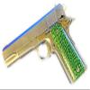 1911 Full Size Grips Compatible Replacement for Springfield Colt Rock Island Gov Custom UV Printed HD Image Green Dragon view 3