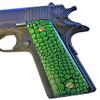 1911 Full Size Grips Compatible Replacement for Springfield Colt Rock Island Gov Custom UV Printed HD Image Green Dragon view 4