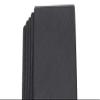 Alfani Mens Echo Silk Blend Metallic Neck Tie Black O/S view 2