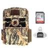 Browning Trail Cameras Dark Ops HD MAX (2020) Trail Game Camera Bundle Includes 32GB Memory Card and J-TECH iPhone-iPad-Android USB Memory Card Reader (18MP) | BTC6HDMAX view 1