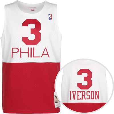 Allen Iverson Philadelphia 76ers 2003-04 Men's Swingman Jersey (Medium) Red