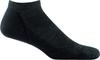 Darn Tough Vermont Men's Light Hiker No Show Lightweight with Cushion Hiking Sock (Style 1990) - Black, Large view 1